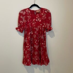 Girls’ Jessakae Red Summer Dress
